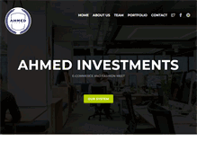 Tablet Screenshot of ahmedinvestments.com